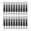 20/30/50Pcs Fishing Swivels Ball Bearing Swivel Rings Connector Rolling Hook