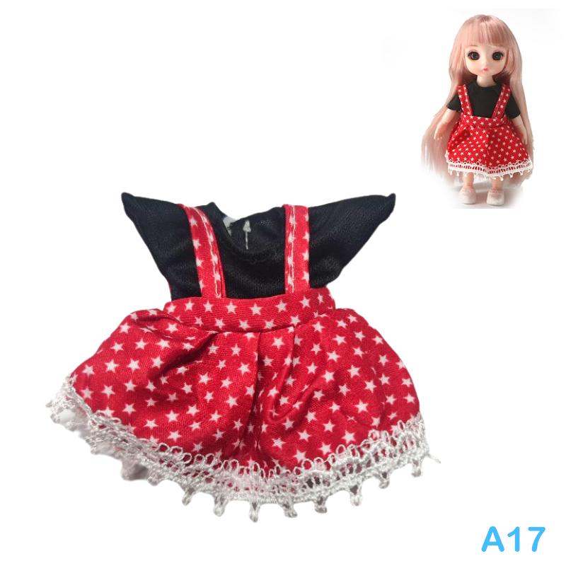 Кукла 16 см, повседневная одежда принцессы, аксессуары для костюма