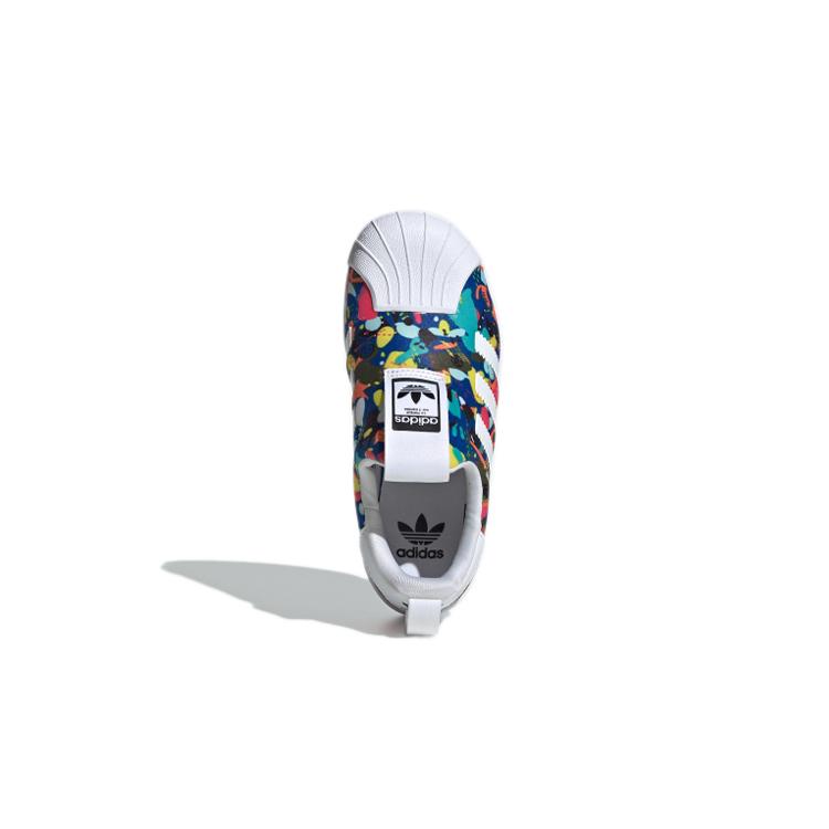 adidas Оригинальные SUPERSTAR 360 C Низкие кеды для скейтбординга для детей Разноцветные Дети возрастом 3-7 лет EE6264
