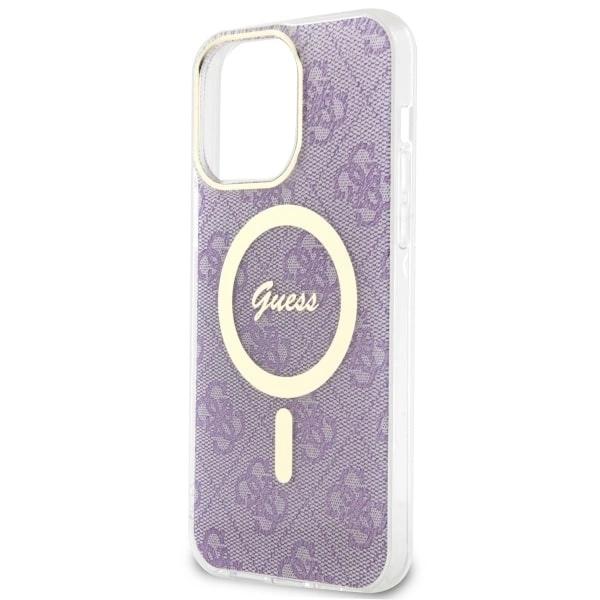 Guess Guhmp14Xh4Stu Case For Iphone 14 Pro Max 6.7 Purple/Purple Hardcase 4G Magsafe
