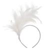 Цветной ободок для волос Mardi Gras Feather, головной убор Flapper, костюм для вечеринки для взрослых, волосы
