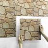 10pcs 3D Faux Stone Wall Panels Peel and Stick Wall Tiles Decorative 3D Wall Sticker Self-adhesive Wall Tile Sticker