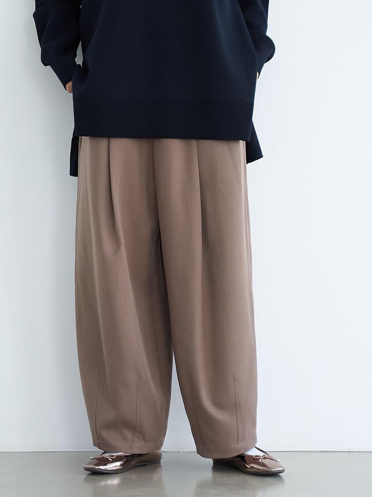 Cohen Wool-Like Easy Curve Pants, 76406460361, 2970, DK.BROWN (29), L