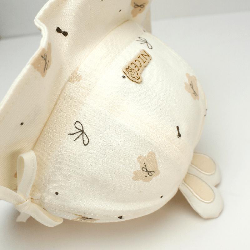 Adorable Baby Rabbit Bucket Hat - Lightweight Spring/Summer Sun Protection for Girls
