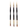 3 Pcs Manicure Brushes Dual Use Gel Gradient Brush Pinceles Ultra Thin Line Drawing Pen Dual End Nail Art Design Painting Tools