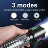 2025 Ультрамощный светодиодный фонарик Супер Яркий Перезаряжаемый USB-фонарик Дальний 3000 м Кемпинг Рыбалка Лампа Охота Фонарь