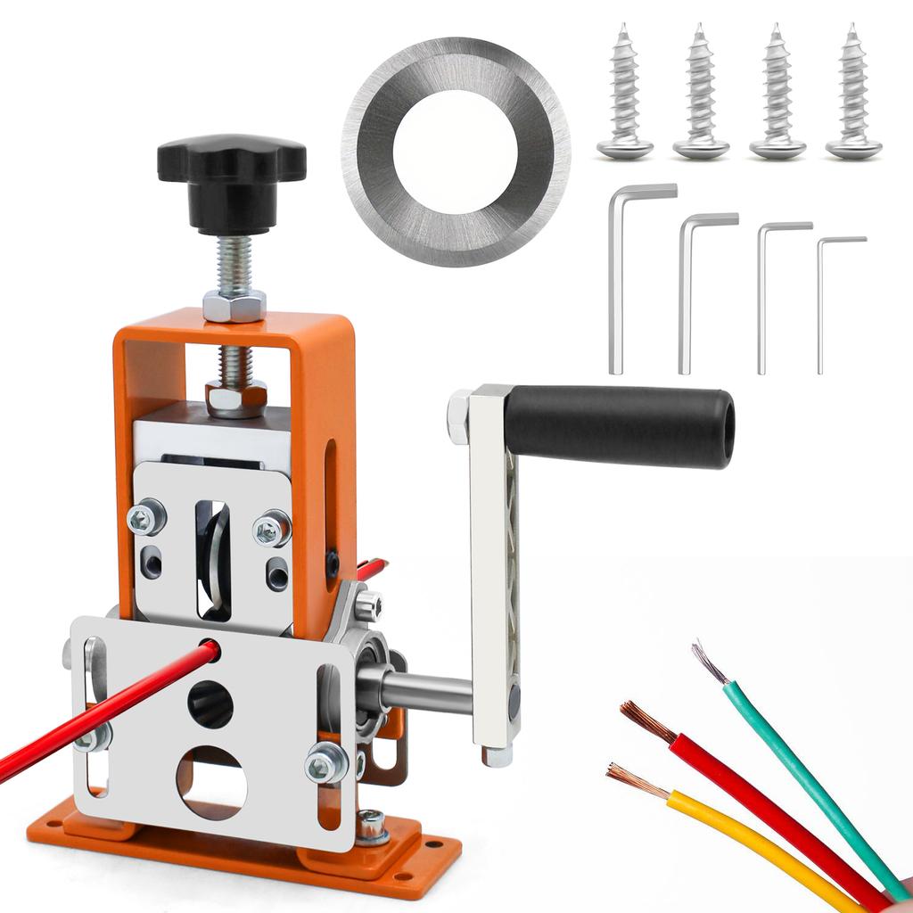 Manual Wire Stripping Made Easy -Powered Wire Stripper Machine,Copper Wire Stripper,Drill Wire Stripper, Electric Wire Stripping