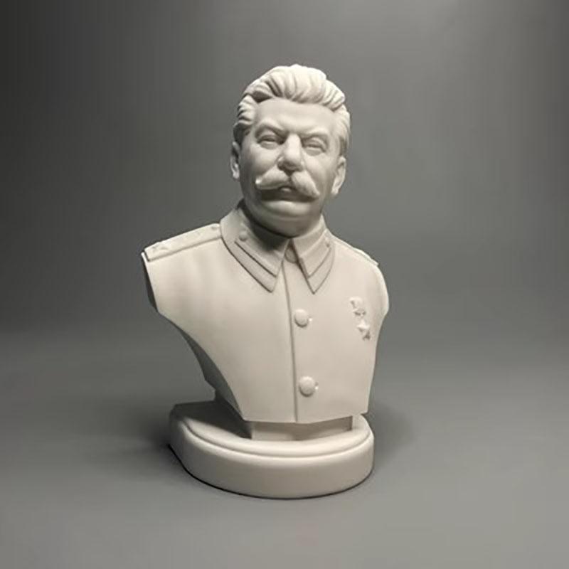 Stalin-Soviet Model Gypsum Figure Sculpture, Great Sculpture, Office, Study, Wine Cabinet, Art Decoration