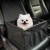 Dog Car Seat Portable Travel Pet Basket with Zipper Design Large Mesh Bag Pet Pocket Secure Protects Car Seats Pet