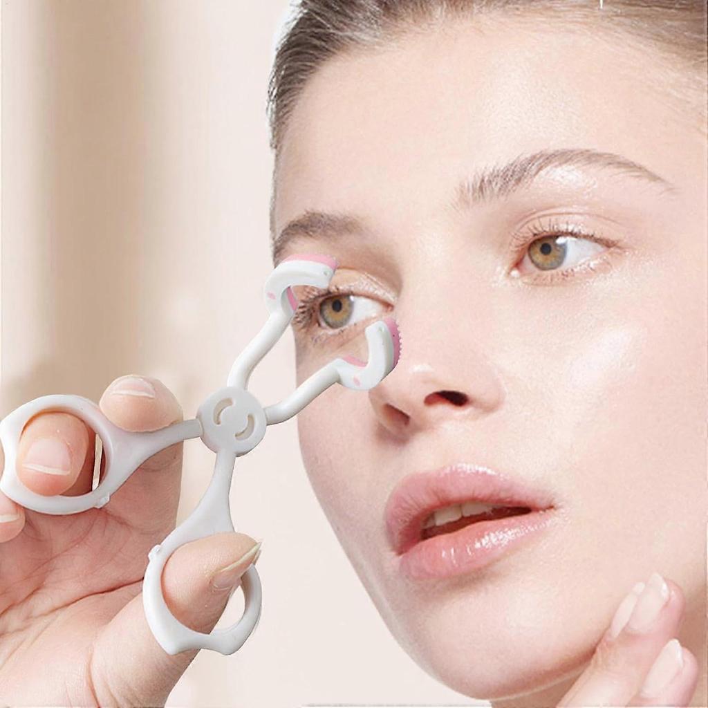 Contact Lens Helper Eyelid Stretcher Applicator Tool with Soft Adhesive Strip for Easy Lens Removal Pink Travel Size