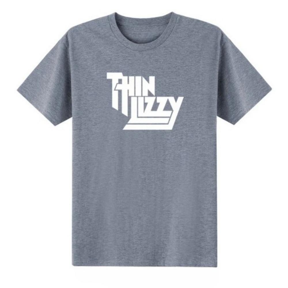 Тяжелый металл рок-группа Thin Lizzy футболка мужская топы музыка певец футболка с коротким рукавом хлопок круглый вырез футболка топ одежда