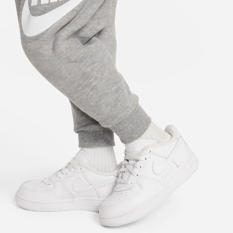 Nike Kids' Apparel Logo Letter Print Fleece Trim Knitted Sweatpants Fall Winter Infant Toddler Dark Gray (Unisex)