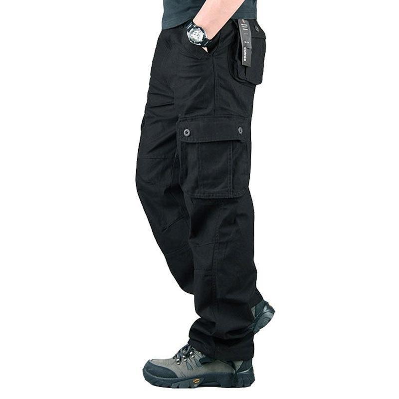 Мужские комбинезоны Outdoor Straight Multi-Pocket Cargo Pants Casual Wear Resistance Multi-Pocket Military Tactical Pants