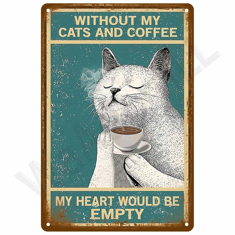 Vintage Room Decoration Home Decor Items Tin Signs Aesthetic Men Bedroom Metal Signs Retro Metal Plate Posters Wall Art Mural