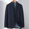 Spring and Autumn Light Luxury Business Single West Middle-aged and Young People Solid Color Texture Suit Trendy Jacket