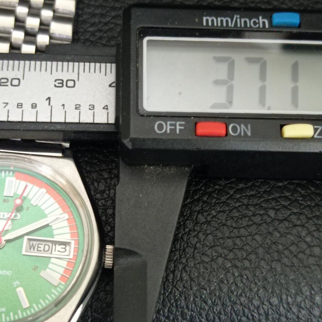 ОРИГИНАЛЬНЫЕ ВИНТАЖНЫЕ МУЖСКИЕ АВТОМАТИЧЕСКИЕ ЧАСЫ SEIKO 5 6309A ЯПОНИЯ ЗЕЛЕНЫЙ ЦИФЕРБЛАТ a708397-1
