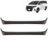 DodoxDIY Compatible with New Model Alphard 40 Series and Vellfire 40 Series Custom Interior Back Seat Handle Garnish Panel Matte Wood Grain Brown