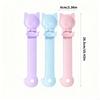 New cat food squeezer spoon for cat food; meat paste squeezer pet feeding spoon for cats supplies