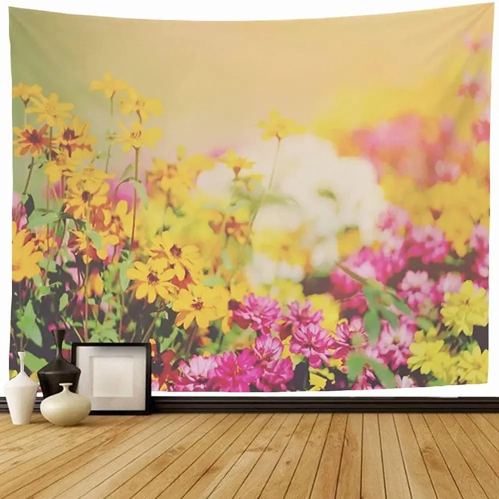 Romantic Spring Garden Tapestry Office Living Room Decoration Home Wall Tapestry