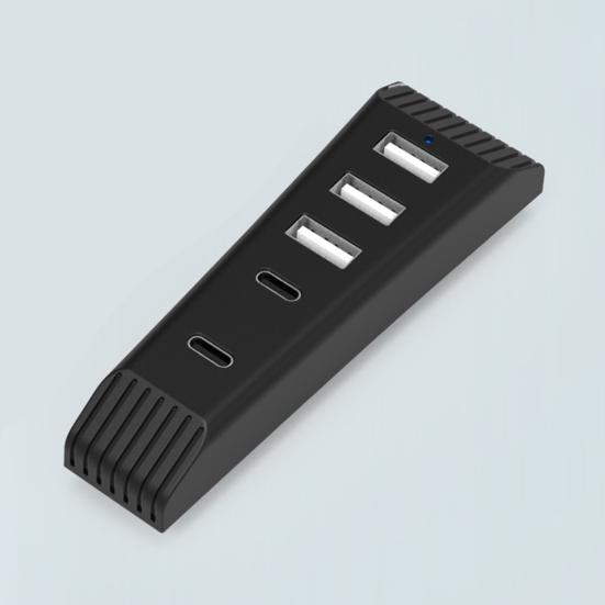 USB-концентратор 5-в-1, высокоскоростной удлинитель для PS5 Slim с 3 портами USB 1