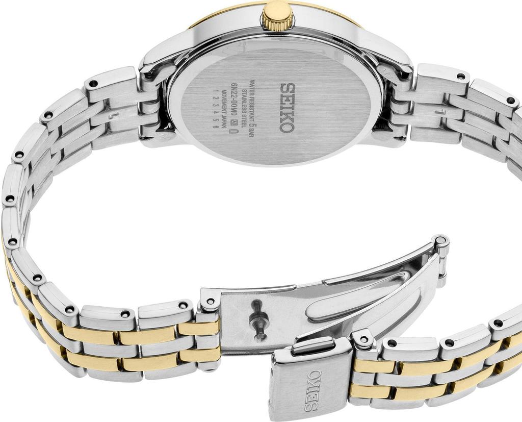 Seiko Классические женские кварцевые часы из нержавеющей стали SUR410P1