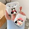 Забавный Мультяшный Черный Кот Чехол для Наушников Для Airpods Pro 2 4 3 1 Прозрачный Мягкий Беспроводной Чехол для Наушников Для Зарядного Кейса Apple Airpod