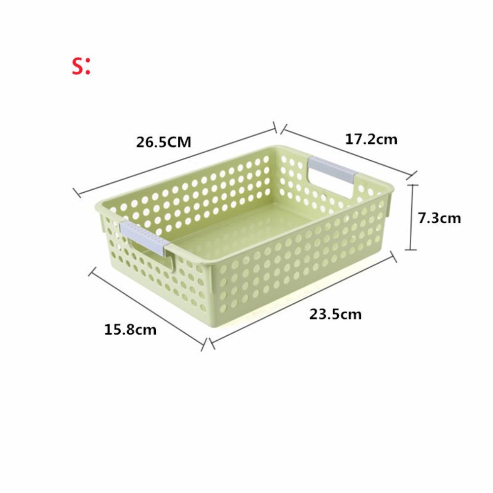 Large Capacity Storage Basket Plastic Rectangular Storage Basket Household Supplies