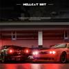 1:32 Dodge Challenger Srt Redeye Hellcat Красный Металлический Модель Мускул-кара Литье под давлением Металлический Спортивный автомобиль Модель Транспортные средства Звук Свет Детская игрушка Подарок