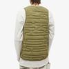 Y-3 Однотонный облегающий жилет без рукавов с V-образным вырезом, унисекс, жилеты, цвет милитари-зеленый HT4668