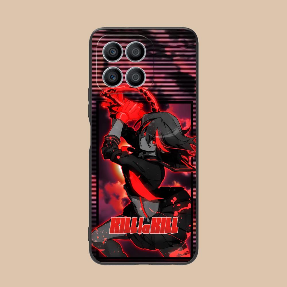 Чехол для телефона La Kill Ryuko Matoi для Honor 90 80 70 60 50 30 20 10 9 8 7 Pro S SE Lite 5G Черный Чехол для смартфона