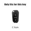 Для Peugeot 207 206 208 308 408 508 2008 3008 4008 5008 Кожаный Чехол-Сумка для Автомобильного Ключа Держатель Оболочка Защита Брелок Автоаксессуары