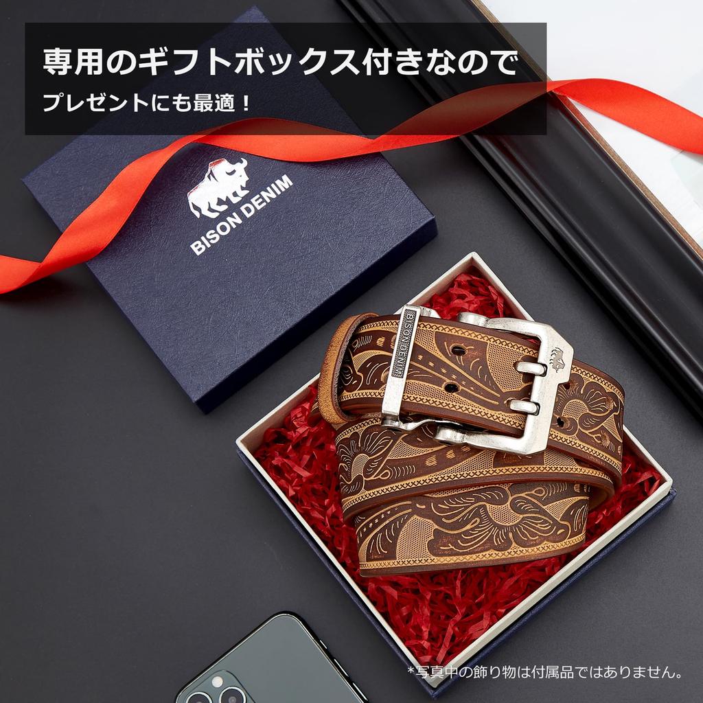 Натуральная кожа плюс повседневные кожаные джинсы для работы регулируемый включает подарок на день презентации [BISON DENIM] Мужской ремень, Размеры, Ремень, Ремень, Ремень, Длина,