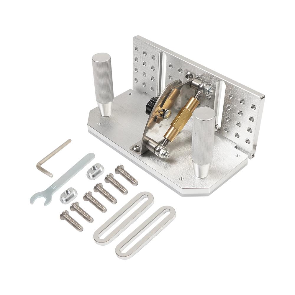 Belt Grinder Knife Jig,Belt Knife Sharpener Jig with Dual Press Plates for Belt Sander Machine Knife Making Angle Grind Guide