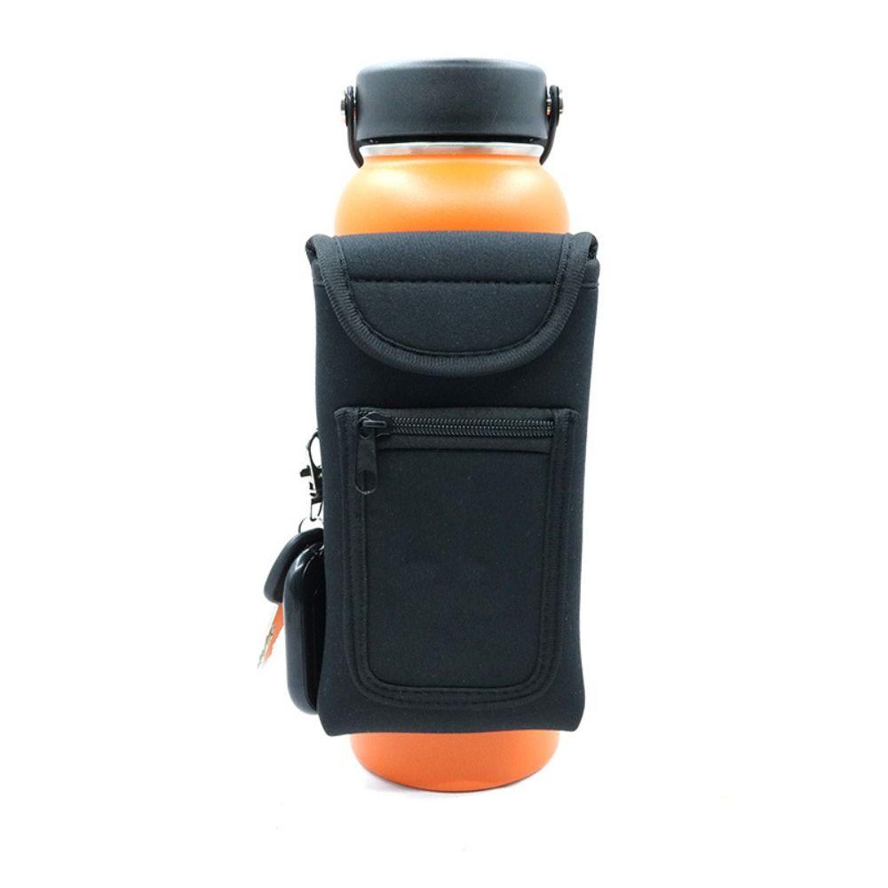 Регулируемая сумка для бутылки для спортзала, большой вместимости, спортивная сумка для бутылки с водой, сумка-слинг для бутылки с водой, для путешествий