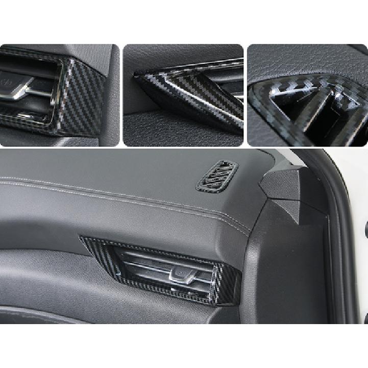 For Nissan Sentra - Dashboard Air Vent Cover Trim Carbon fiber look 4pc
