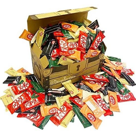 Набор Kit Kat ассорти 6 видов 100 пакетиков сокровищница разнообразия подарок большая емкость мини-ассорти популярный оптовый выгодный набор для взрослых случайный