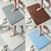 Bathroom Bathtub Carpets Non-slip Cobblestone Embossed Floor Rug Doormat Bath Mat