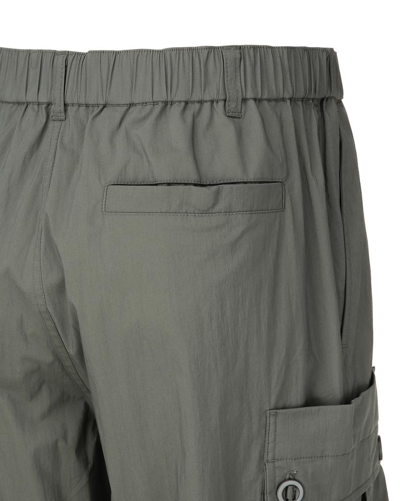 IL CORSO [Dry Cool] One-Pleat Cargo Parachute Pants Grayish Khaki Iepa5E008K5