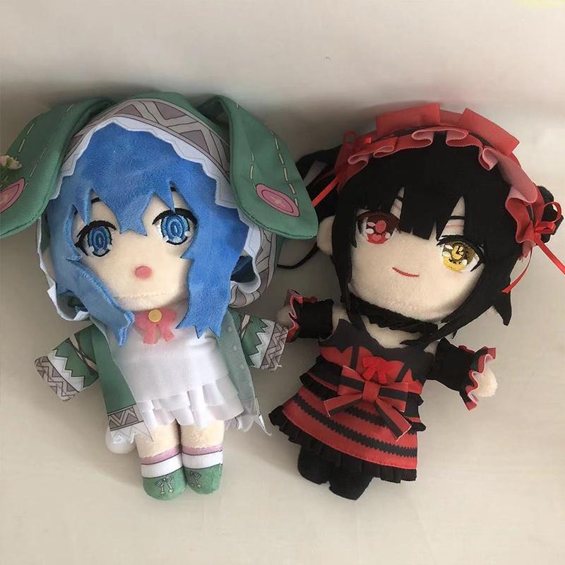 Cute Cartoon Style Kurumi Tokisaki And Fourteenth Plush Toy Doll Crystal Ultra Soft Stuffed Toy