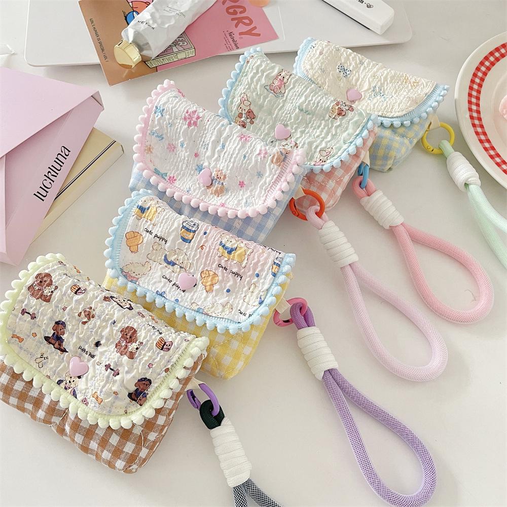 5223 Floral Cotton Camera Bag - Shockproof, Anti-collision, Portable, Compact, Travel-Friendly Storage