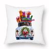 Трансграничная Amazon акварель Рождественская наволочка Подушка Автомобильная подушка для гостиной Производитель может быть настроен