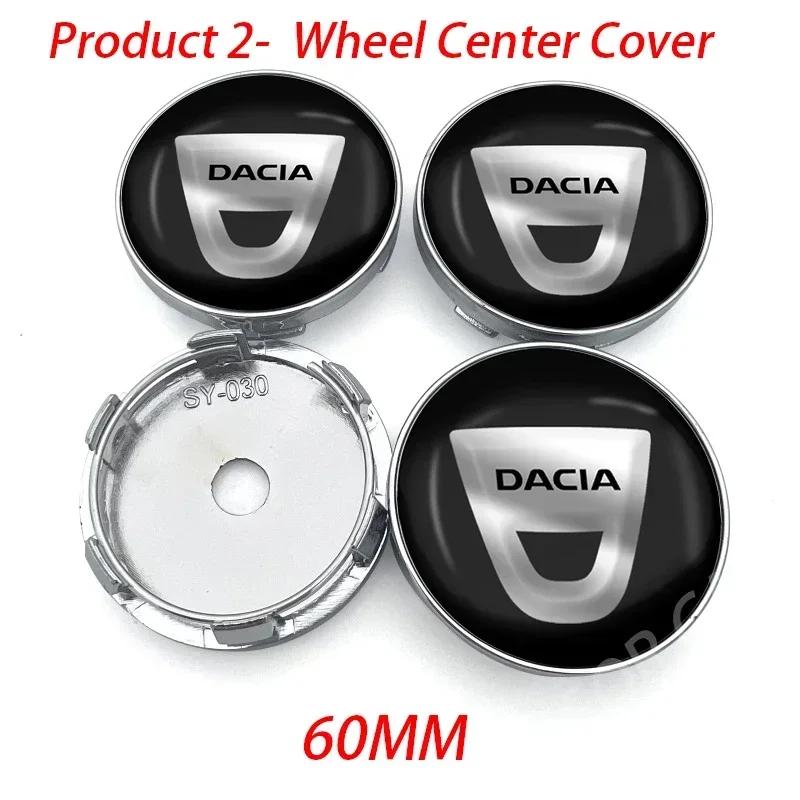 Car Wheel Center Cover Sticker Hub Center Cap Tires Rim Covers Cap wheel parts For Dacia Duster Logan MCV Sandero Stepway Dokker