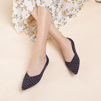 Вязаная одинарная обувь, обувь-яичный рулет, обувь Дуду, женская плетеная обувь, женская обувь из летящей вязки