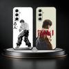 Comic H-Hanma Baki Phone Case For Samsung Galaxy A73,A72,A71,A70,A52,A51 Others Soft Black Cover