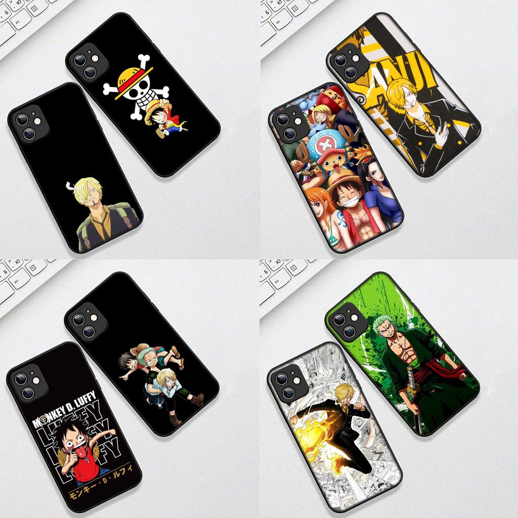 Luffy One Pieces Roronoa Zoro Sanji Phone Cover for Samsung Galaxy S22 S21 S20 Fe Ultra S9 Plus + A13 A22 M21 M31 M55 M15 Case