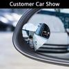 2 шт. Зеркало мертвой зоны в форме сердца Автомобильное безрамное боковое зеркало Зеркало мертвой зоны Наклеиваемое Автомобильное выпуклое зеркало заднего вида Вспомогательный набор Автомобильный аксессуар