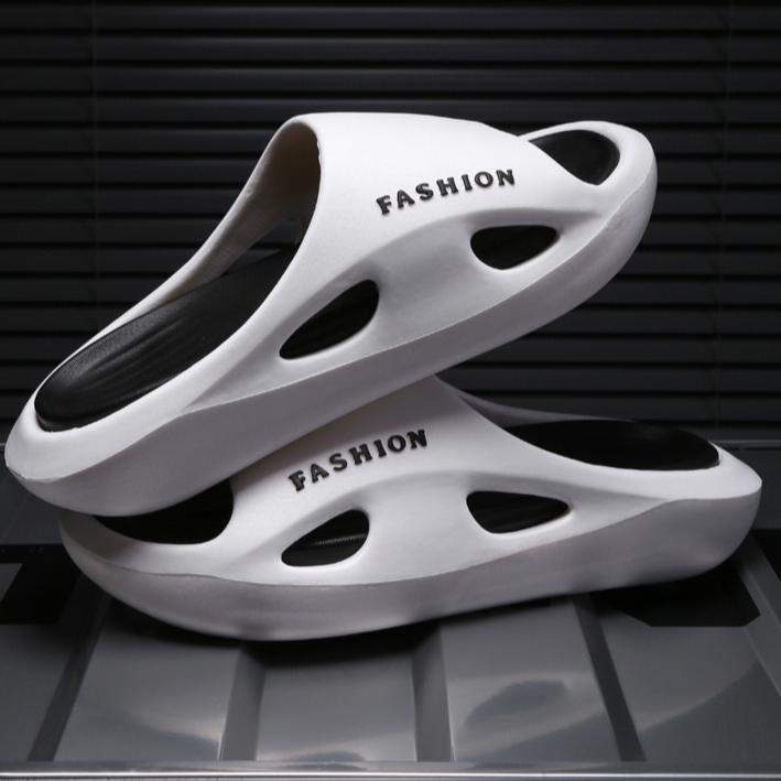 Мужская летняя верхняя одежда в тапочках 2025 Новые домашние домашние нескользящие классные тапочки на толстой подошве