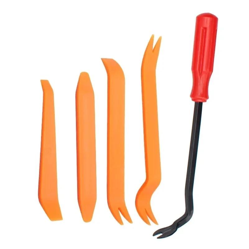 12pcs/set Car Radio Remover Removal Puller Pry Tool Car Door Panel Trim Upholstery Retaining Clip Plier Hand Audio Tool Set