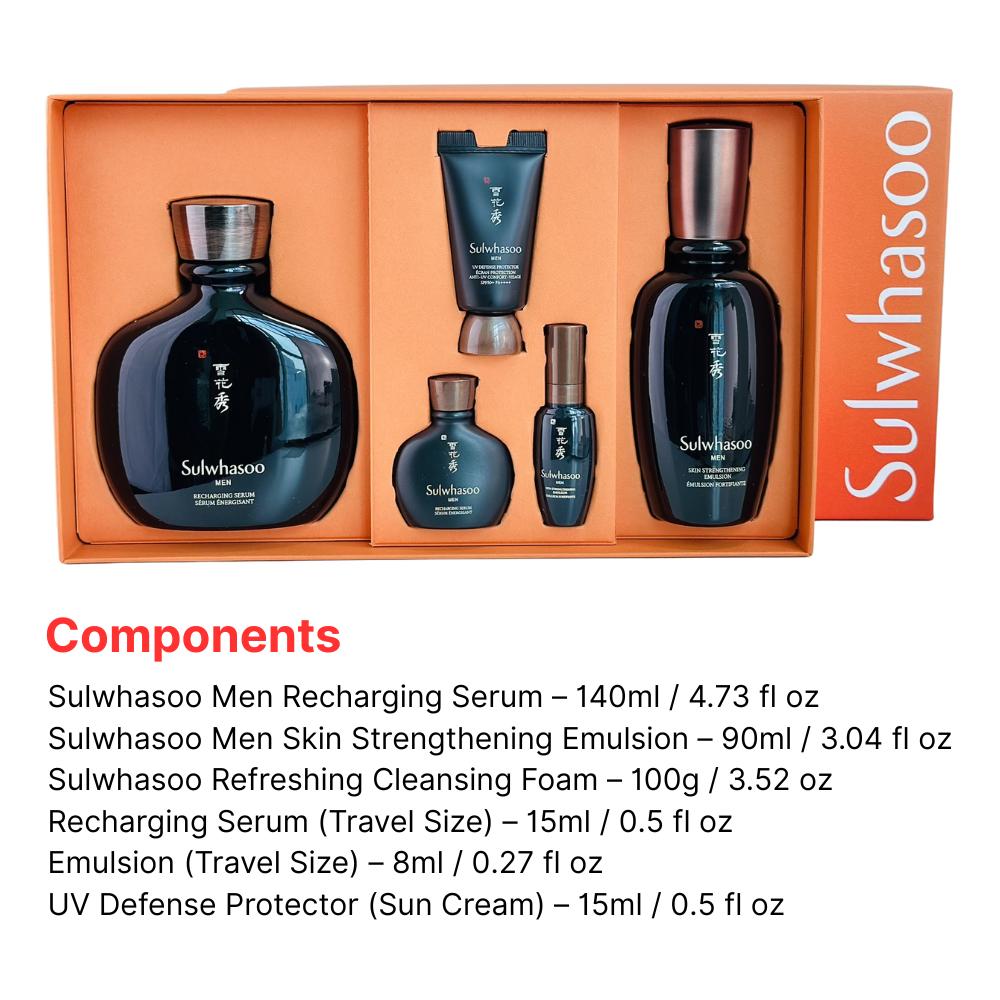 Sulwhasoo Skin For Men Набор эмульсий и восстанавливающих сывороток для укрепления кожи