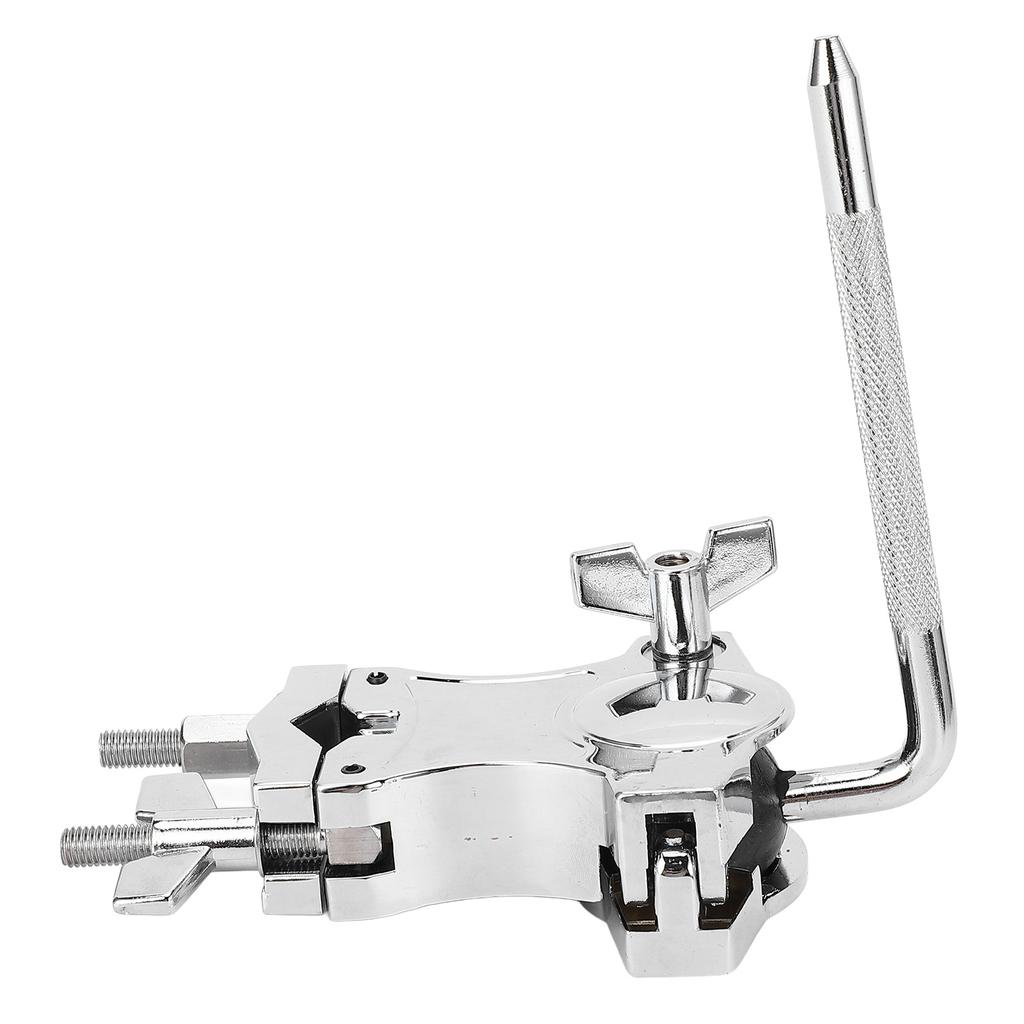 L Rod Cowbells Clamp Adjustable Stainless Steel Drum Clamp Cowling Mounting Bracket for Drum Accessories